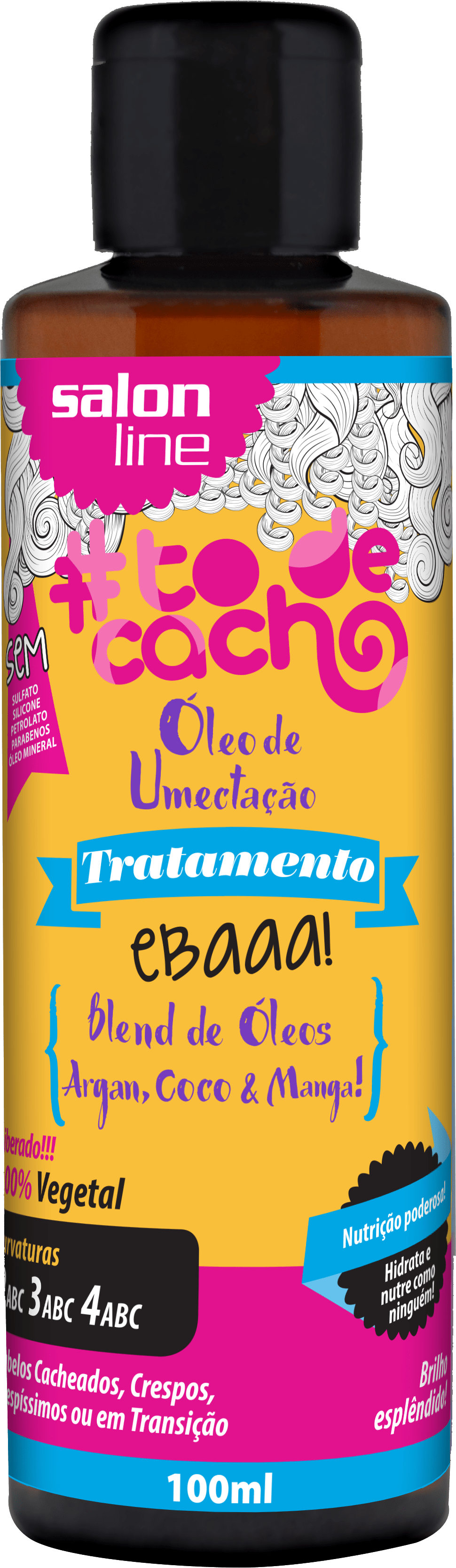 95091 OLEO DE UMECTACAO ARGAN COCO MANGA TODECACHO - Como preparar os cachos antes da descoloração